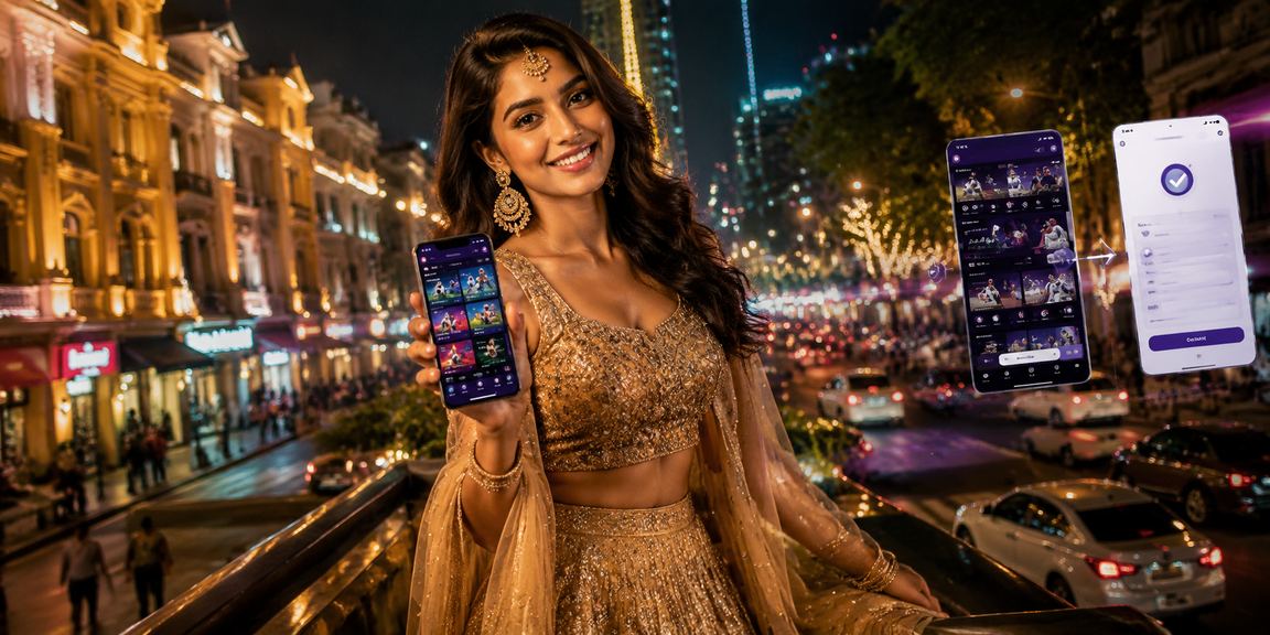 Cricket fans watching live IPL match in Mumbai with mobile devices